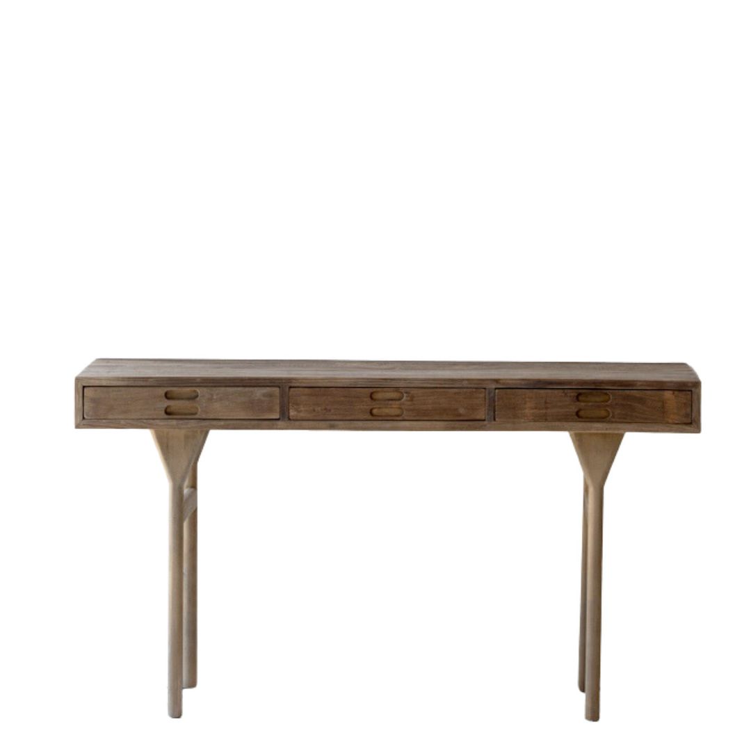 CARLOS CONSOLE TABLE 3 DRAWER image 1